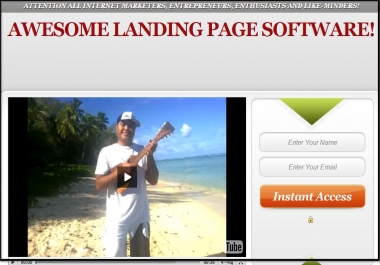 give Exclusive Access to my Landing Page Software and More