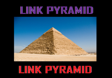 Build Links Pyramid Consist Of 15000 Profile Link as Tier 2 and 30 High PR Links as Tier 1