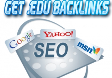 SEO Get PR 8, 9. edu 2 dofollow backlinks For 10