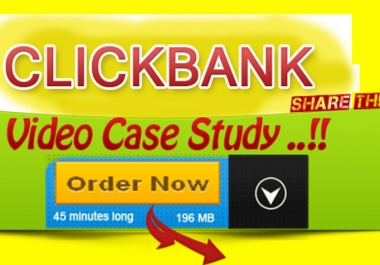 Send you click bank case study video to make first sale
