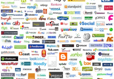 Prepare 15 High Pr web2 blogs along with 15 High PR social bookmarking