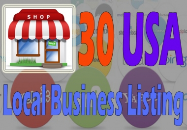 Do Top 30 USA live citation for your local business