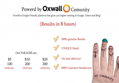 do100 High Pr Oxwall Links to your website