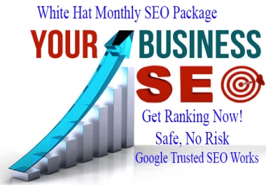 Get 100 White Hat 1 Month SEO Package - Google Safe SEO Link build Service