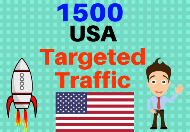 1500 USA TARGETED Human traffic to your web or blog site. Get Adsense safe and get Good Alexa rank 