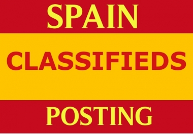 I will advertise your Business or Product service to 11 Spanish classified sites