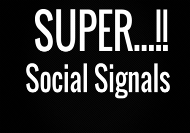 1000 Powerful SOCIAL SIGNALS, SEO POWER