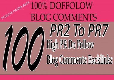 I will do 60 DoFollow Blog Comment low OBL Pr6 to 2