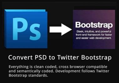 I will convert PSD to fully responsive WordPress site using Bootstrap 3
