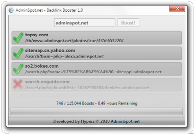 Backlink Booster 115000+backlinks adds backlinks and gets you ranked or ranked better on google