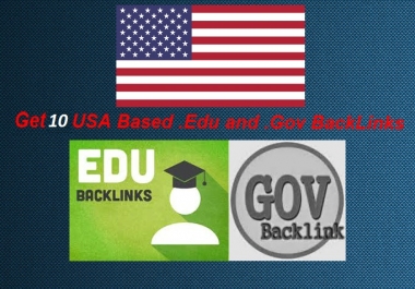 I will create USA Based Gov And Edu Seo BackLinks From High Authority Websites