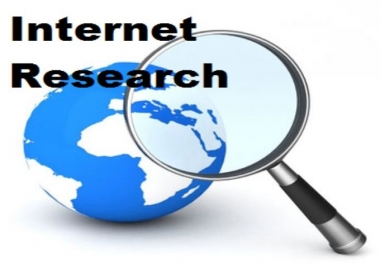 I will do Web Research like finding contact information for