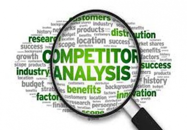 I will give you competitor analysis report