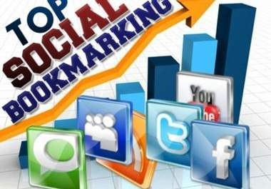 I will do 2000 high PR social bookmarking backlinks for your whole site for 10