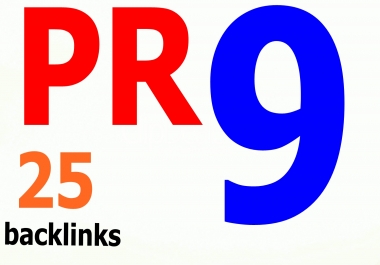 I will do manually 25 PR9 Dofollow profile backlinks in only 24 hours