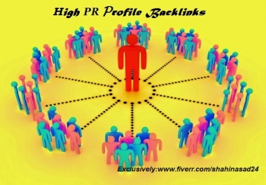 I will do 50 High authority PR7 to PR9 profile back links with anchore text