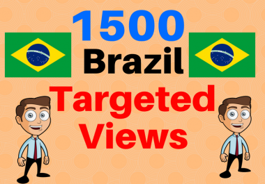 1500 BRAZIL TARGETED traffic to your web or blog site. Adsense safe and Good Alexa rank