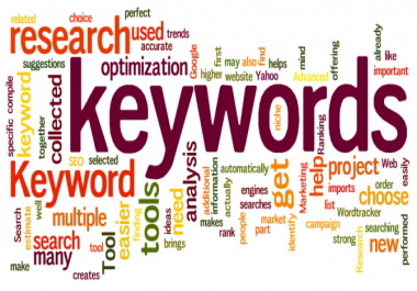 I will do keyword research for your website