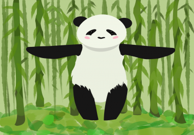 I will design a cute piece of artwork