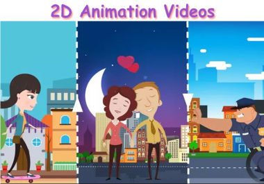 Create a professional 2D animation video
