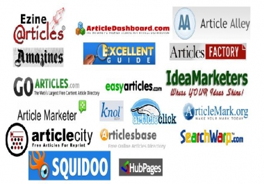 Get 30+ high quality Article Submission