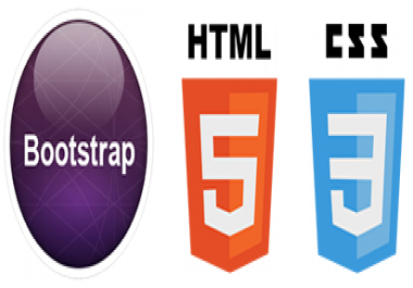 create a bootstrap resopnsive website