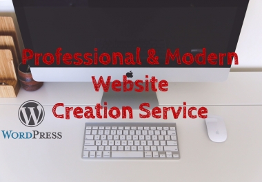 Create a professional and modern website for your business.