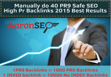100 Percent DOFOLLOW- 40 PR9 HIGH AUTHORITY Safe SEO High Pr Backlinks 2015