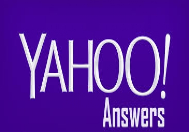 Provide You 10 Excellent Yahoo Answers with your web site URL Guaranteed only