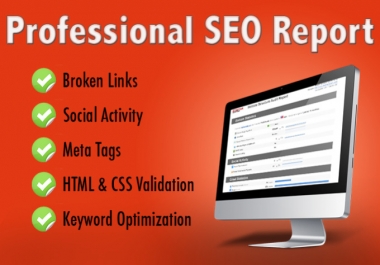 analyze your website and provide a SEO report