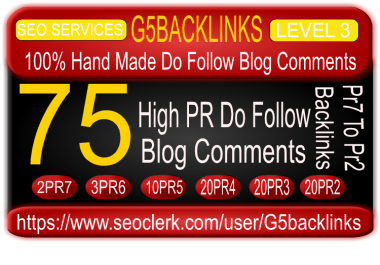 build Manually 75 PR2 To PR7 blog comments high pr BACKLINKS