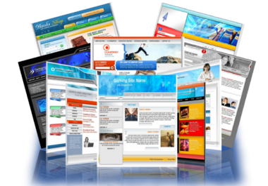 update your website with your content