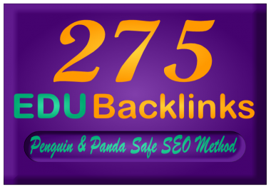 275 EDU Backlinks High Quality Seo Rank Higher With Google Youtube
