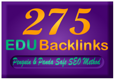 275 EDU Backlinks High Quality Seo Rank Higher With Google Youtube 