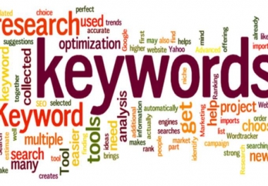 I will do indepth SEO keyword research for your business or website