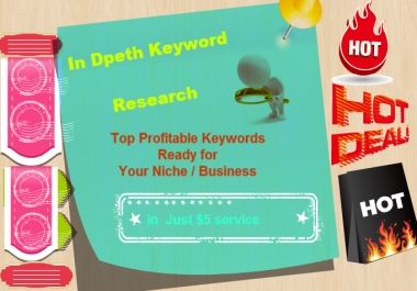 i will find Best winning keywords for your niche or business in 24 hrs
