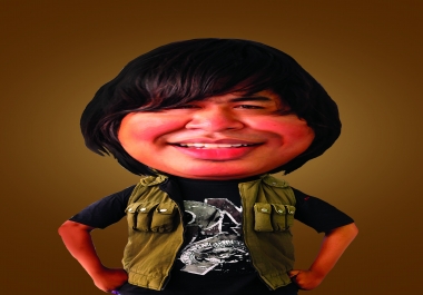I will make digital realistic caricatur From Your Photo