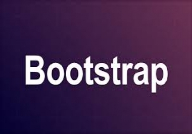 I will create a bootstrap website