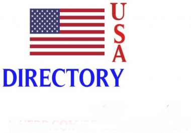 manually create 41 high PR USA citaion web directory