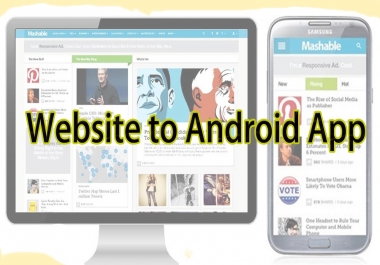 create Android App for your blog or website