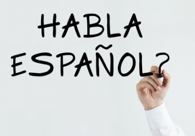 I will translate any text from english to spanish and spanish to english for you for