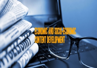 Content Writing in Economics and Social Development