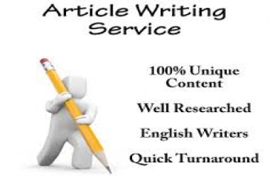 Write 5 Unique Articles of 400+