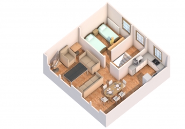 I will create 2D/3D floor plans, interior and exterior rendering