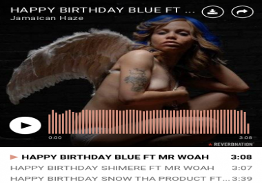 Record HQ Rap/Hip Hop Birthday Song For AnyOne