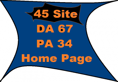 I Will Add You Link On 45 Site DA 67 PA 34 Home Page