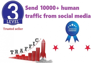 send 10000+ human traffic from google, yahoo,  etc