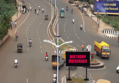 Advertise your message on LED billboard in Belgaum India