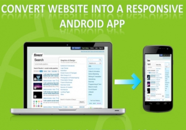 I will convert your website to android apk