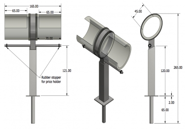 I will make 3D CAD modeling
